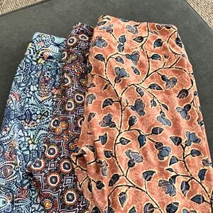Floral and Geometric Patterned LuLaRoe Leggings